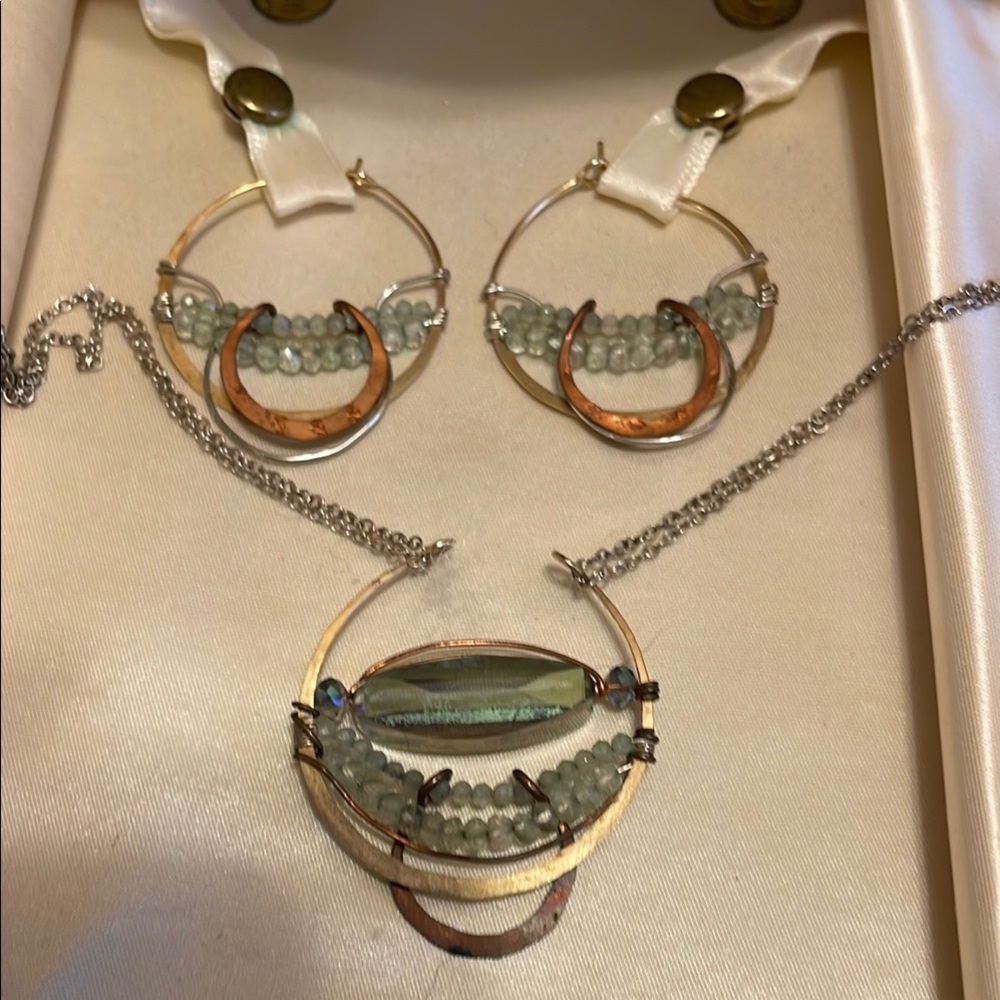 Art by Any Means / Vanessa Gilbert Mixed  MetalJewelry Set